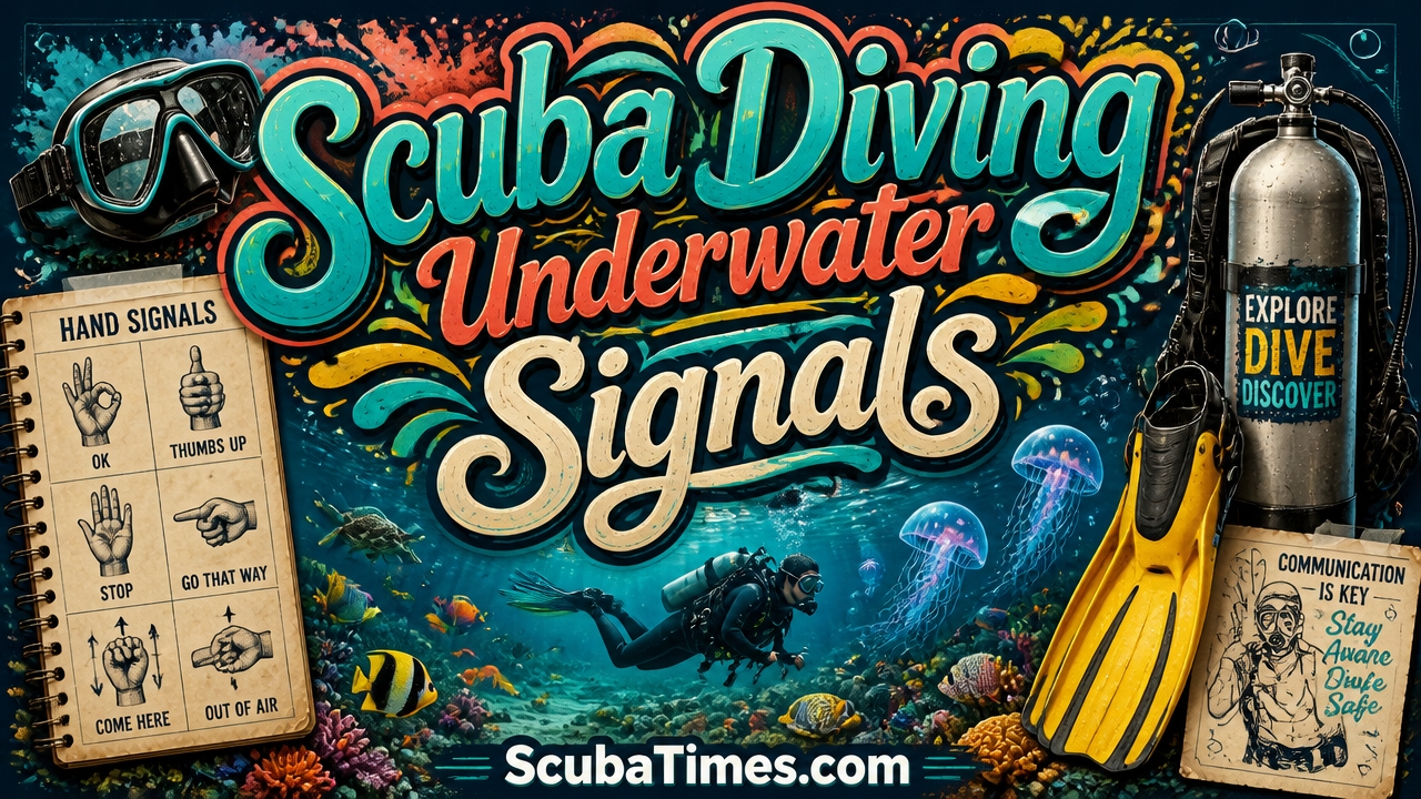 Scuba Diving Underwater Signals