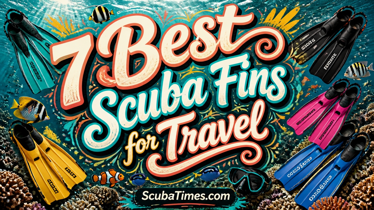 7 Best Scuba Fins for Travel