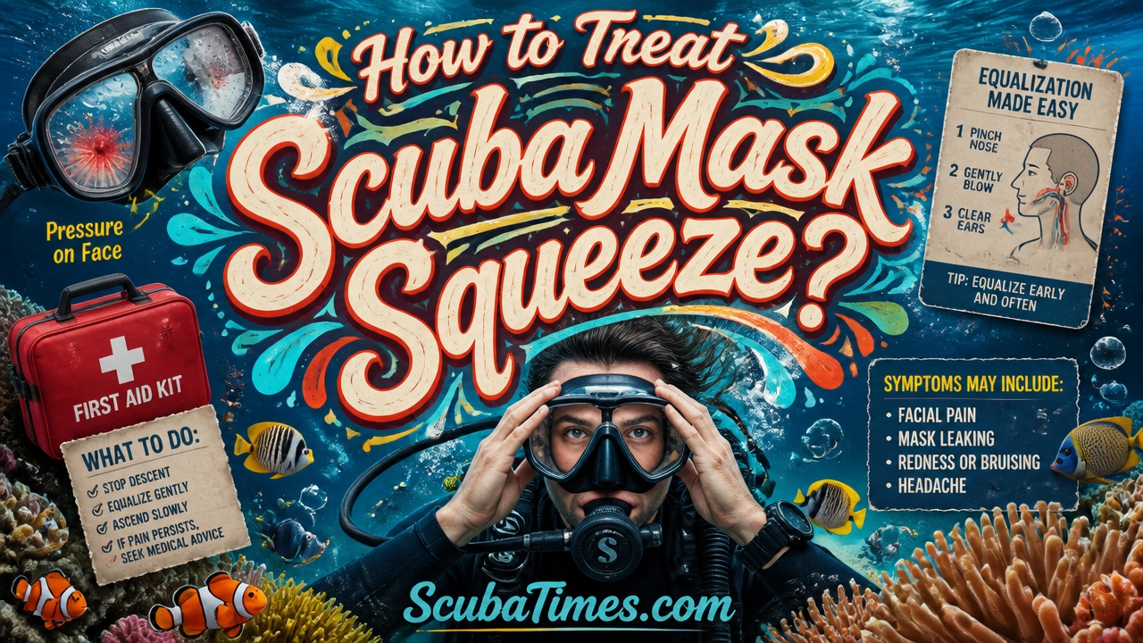 How to Treat Scuba Mask Squeeze?