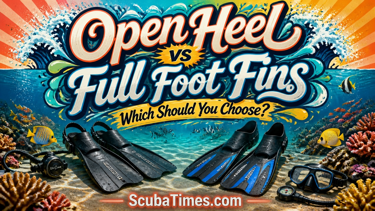 Open Heel vs Full Foot Fins: Which Should You Choose?